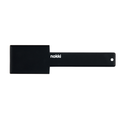 black nokki portafilter scraper on white background